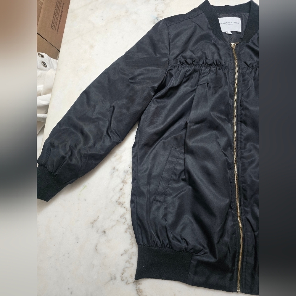 Black Bomber Jacket - Picture 4 of 6